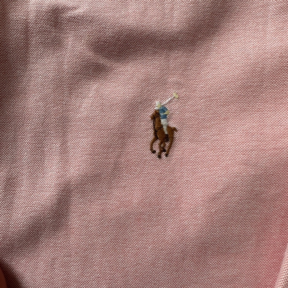 Ralph Lauren The Iconic Oxford Shirt Classic Fit Shirt Kona Orange - Picture 11 of 11